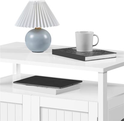 Show full view: Yaheetech Litter Box Enclosure Cat House End Table with Storage Shelf slide 5 of 8