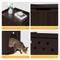 Show in main carousel: Yaheetech Litter Box Furniture Cat House, Espresso, Large slide 5 of 10