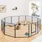 Show in main carousel: Yaheetech Heavy Duty Metal Dog & Cat Playpen, Black, 32-in, 12-panel slide 1 of 10