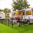 Show in main carousel: Yaheetech Heavy Duty Metal Dog & Cat Playpen, Black, 32-in, 12-panel slide 2 of 10