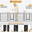 Show in main carousel: Yaheetech Heavy Duty Metal Dog & Cat Playpen, Black, 32-in, 12-panel slide 5 of 10