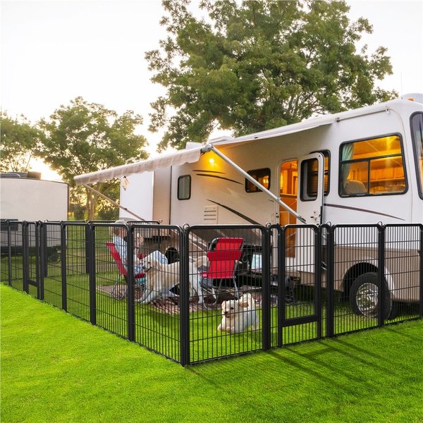 Yaheetech Metal Dog Playpen