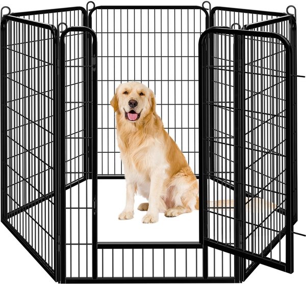 Show full view: Yaheetech Metal Dog Playpen, 6-Panel, 47-in slide 2 of 9