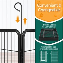 Yaheetech Metal Dog Playpen, 8-Panel, 47-in slide 2 of 7