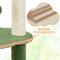 Show in main carousel: Yaheetech Modern 42-in Plush Cat Tree & Condo, Green/Brown slide 7 of 9