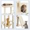Show in main carousel: Yaheetech Multi-Level 63-in Plush Cat Tree, Beige slide 4 of 11