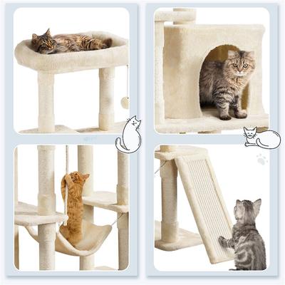 Yaheetech Multi-Level 63-in Plush Cat Tree
