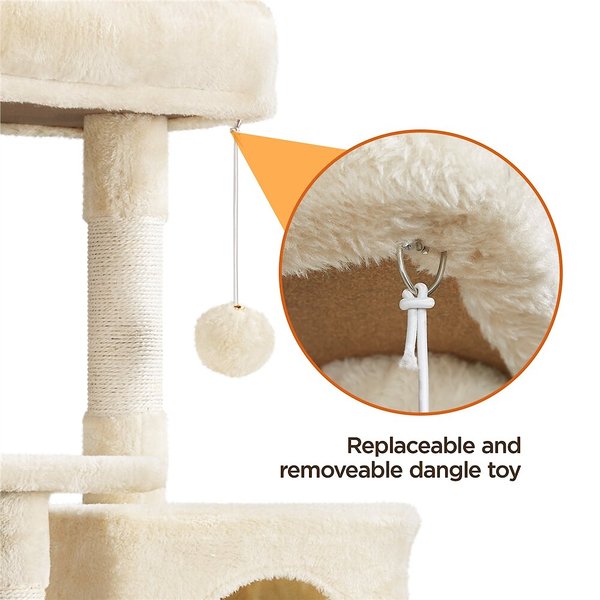 Yaheetech Multi-Level 63-in Plush Cat Tree