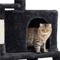 Show in main carousel: Yaheetech Multi-Level 63-in Plush Cat Tree, Black slide 5 of 11