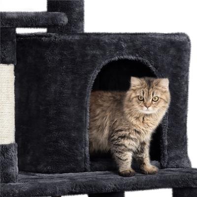Yaheetech Multi-Level 63-in Plush Cat Tree