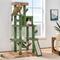 Show in main carousel: Yaheetech Multi-Level 63-in Plush Cat Tree, Green/Brown slide 1 of 9