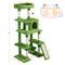Show in main carousel: Yaheetech Multi-Level 63-in Plush Cat Tree, Large, Green slide 4 of 11
