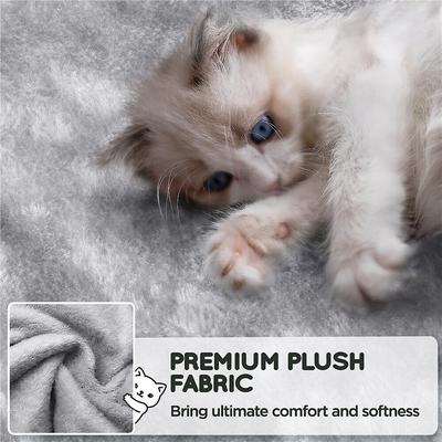 Show full view: Yaheetech Multi-Level 63-in Plush Cat Tree, Light Gray slide 5 of 11