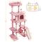 Show in main carousel: Yaheetech Multi-Level 63-in Plush Cat Tree, Pink slide 2 of 11