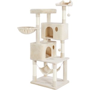 Yaheetech Multi-Level Cat Tree, 64.5-in, Beige
