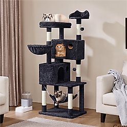 Yaheetech Multi-Level Cat Tree, 64.5-in, Black