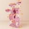 Show in main carousel: Yaheetech Multi-Level Cat Tree, 64.5-in, Pink slide 3 of 11