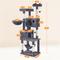 Show in main carousel: Yaheetech Multi-Level Cat Tree, 73-in, Dark Gray slide 4 of 8