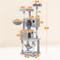 Show in main carousel: Yaheetech Multi-Level Cat Tree, 73-in, Light Gray slide 4 of 8