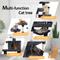 Show in main carousel: Yaheetech 63-in Multi-Level Sisal Cat Tree, Black slide 4 of 10