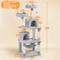 Show in main carousel: Yaheetech 63-in Multi-Level Sisal Cat Tree, Light Gray slide 3 of 10