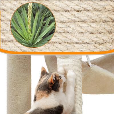 Show full view: Yaheetech 70.5-inch Multi Level Sisal Cat Tree, Beige slide 4 of 7