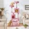 Show in main carousel: Yaheetech 70.5-inch Multi Level Sisal Cat Tree, Pink slide 1 of 8