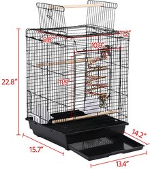 Yaheetech Open Play Top Bird Cage slide 2 of 9