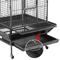 Show in main carousel: Yaheetech Open Playtop Bird Cage Cage, Hammered Black slide 5 of 9