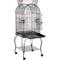 Show in main carousel: Yaheetech Open Top Rolling Metal Parrot Bird Cage, Black slide 3 of 10