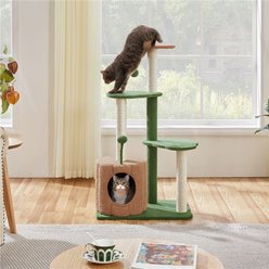 Yaheetech Pumpkin 42-in Modern Plush Cat Tree