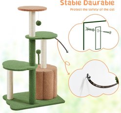 Yaheetech Pumpkin 42-in Modern Plush Cat Tree slide 2 of 6