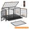 Show in main carousel: Yaheetech Rolling Dog Crate, Black, 42.5 inch slide 3 of 7