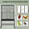 Show in main carousel: Yaheetech Rolling Metal Bird Cage, Black, 53-in slide 6 of 7