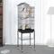 Show in main carousel: Yaheetech Rolling Metal Detachable Stand Bird Cage, Black slide 1 of 10