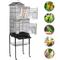 Show in main carousel: Yaheetech Rolling Metal Detachable Stand Bird Cage, Black slide 3 of 10
