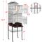 Show in main carousel: Yaheetech Rolling Metal Detachable Stand Bird Cage, Black slide 4 of 10