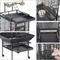 Show in main carousel: Yaheetech Rolling Metal Parrot Cage with Playtop, Black slide 3 of 10