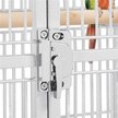 Show in main carousel: Yaheetech Rolling Metal Parrot Cage with Playtop, White slide 6 of 9