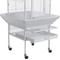 Show in main carousel: Yaheetech Rolling Metal Parrot Cage with Playtop, White slide 7 of 9