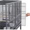 Show in main carousel: Yaheetech Stackable Wide Divided Breeder Bird Cage, Black slide 5 of 11