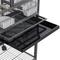 Show in main carousel: Yaheetech Stackable Wide Divided Breeder Bird Cage, Black slide 7 of 11