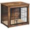 Show in main carousel: Yaheetech Wooden Dog Crate, Rustic Brown, 27.5 inch slide 3 of 8