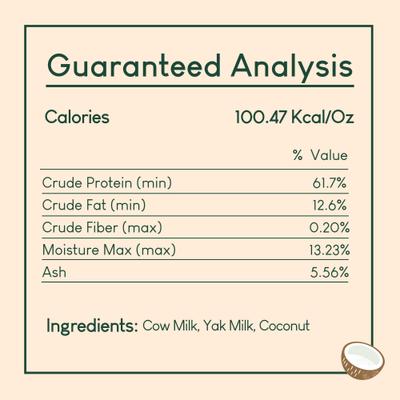 Show full view: Yak9 Chews Coconut Yak Chew Dog Treats, 4 count, Small slide 5 of 11