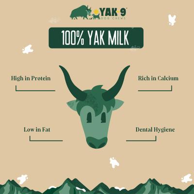 Show full view: Yak9 Chews CrunCheese Natural 100% Yak Flavored Crunchy Dog Treats, 0.37-lb bag slide 4 of 9