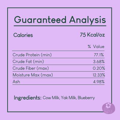 Show full view: Yak9 Chews CrunCheese Natural Blueberry Flavored Crunchy Dog Treats, 0.37-lb bag slide 5 of 9