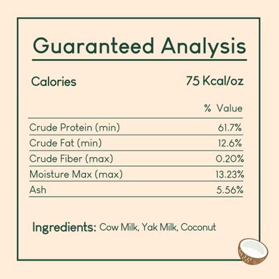 Show full view: Yak9 Chews CrunCheese Natural Coconut Flavored Crunchy Dog Treats, 0.37-lb bag slide 5 of 9