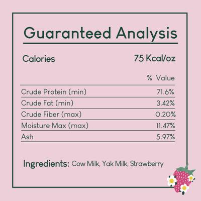 Show full view: Yak9 Chews CrunCheese Natural Strawberry Flavored Crunchy Dog Treats, 0.37-lb bag slide 5 of 9