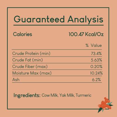 Show full view: Yak9 Chews Turmeric Yak Chew Dog Treat, 1 count, Small slide 5 of 10