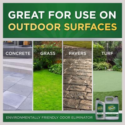 Show full view: Yard Clean Green Yard & Kennel Cat & Dog Odor Eliminator & Stain Remover Concentrate, 1-gal bottle slide 6 of 9